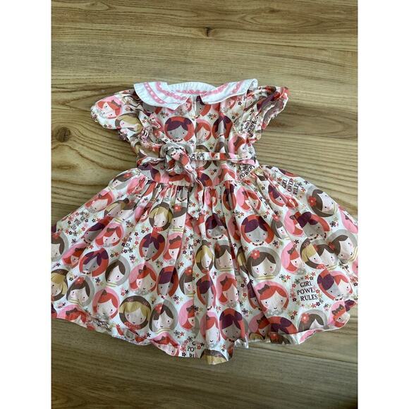 Little Miss Marmalade Girl Power Lottie Dress, little girl size 12-18 months - Picture 6 of 8